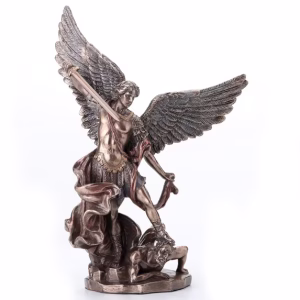 St. Michael Standing on a Demon with a Sword and Shield