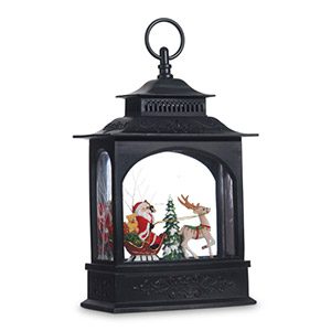 11?\ santa in sleigh lighter water lantern