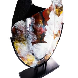 21" Oval Vase by Benjamin Chang