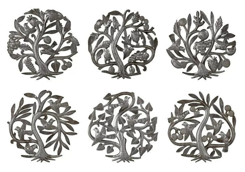 Graceful Tree Collection Metal Wall Art