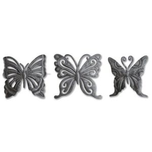 Large Butterflies Metal Wall Art