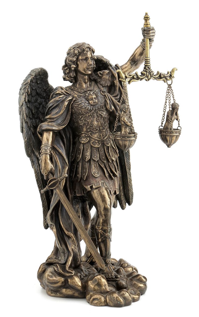 St. Micheal Weighing Souls | Angel's Garden Gifts