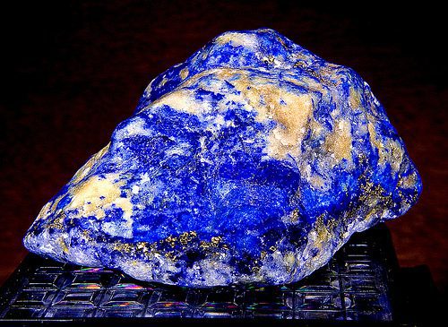 Real lapis lazuli. Compare it to the soap rock