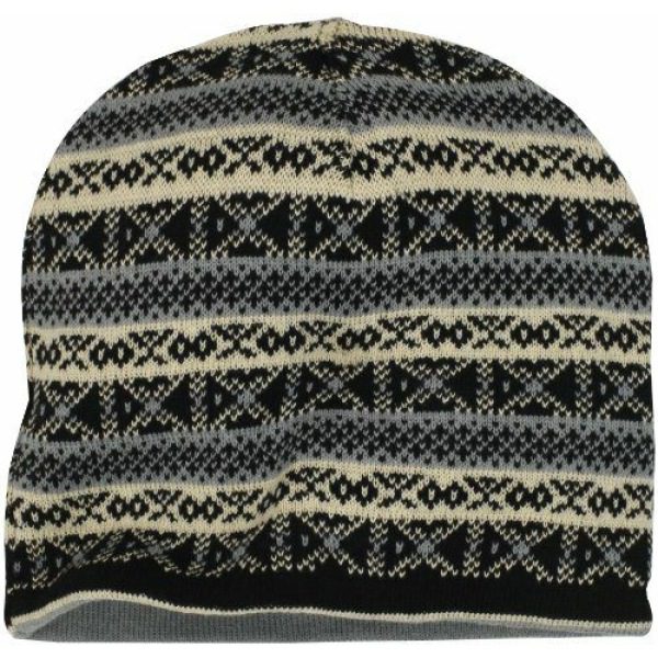 Keep your child's head warm with this knit head beanie.