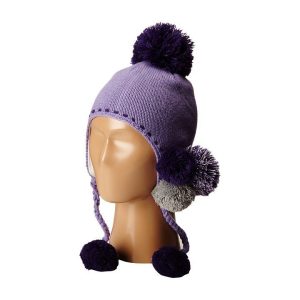 Keep your child's head warm with this knitted cotton/polyester blended beanie.