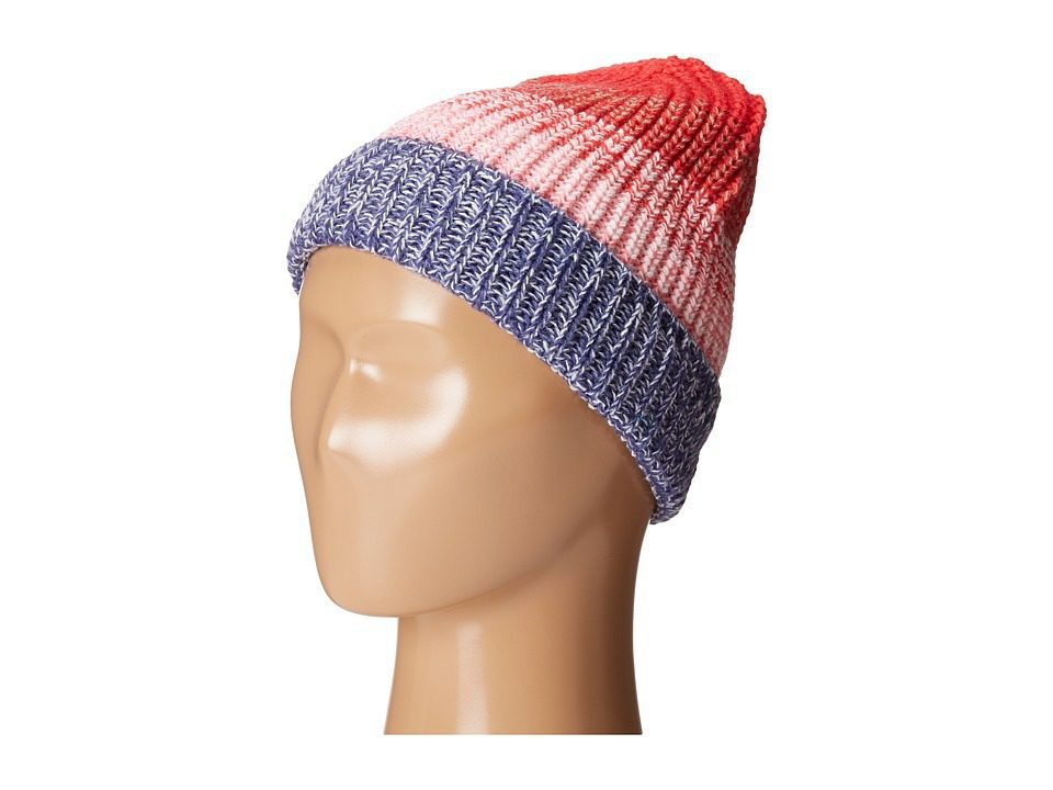 Knit beanie with classic fit. ; Gradient stripe pattern. ; Folded cuff. ; 100% acrylic. ;