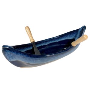 Northern Lights Canoe Dip Pot