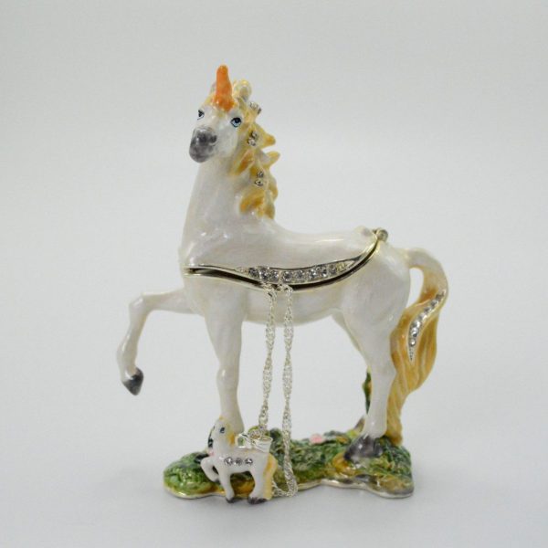 Legendary Unicorn Jewelry Box With Necklace