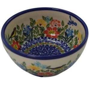Flowers and Dragonfly Bowl