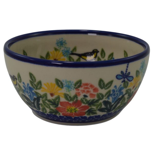 Flowers and Dragonfly Bowl