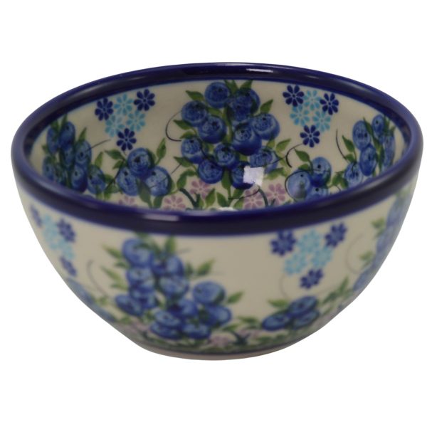 Polish Pottery Blueberry Bowl