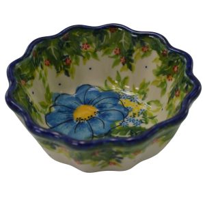 Big Blue Daisy Bowl
