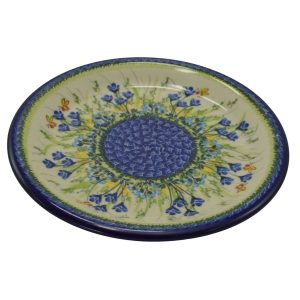 Blue Flowers & Bees Plate