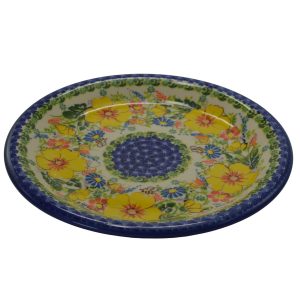 Big Yellow Flowers Plate