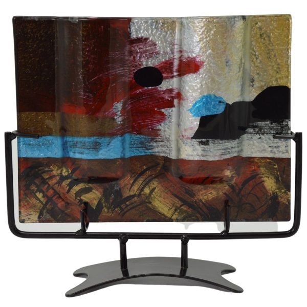 Rectangle Fused Glass Vase