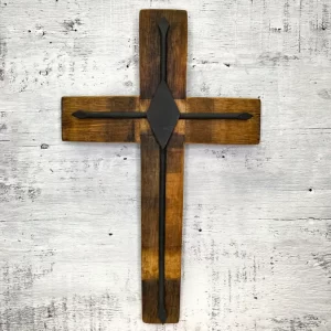 Diamond Wine Barrel Cross