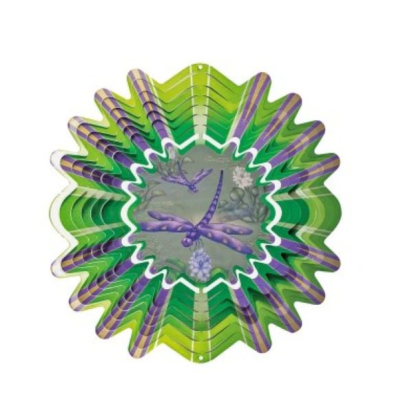 Animated Sepia Dragonfly Spinner