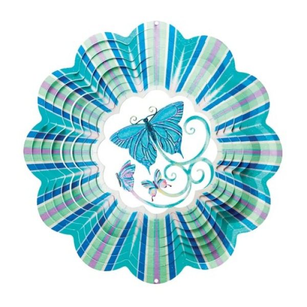 Animated Blue Butterfly Spinner