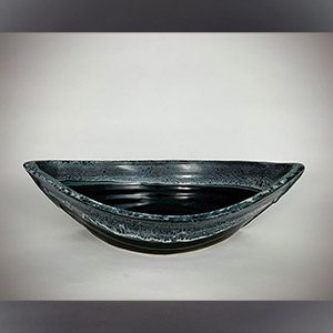 maxwell pottery black diamond dory bowl