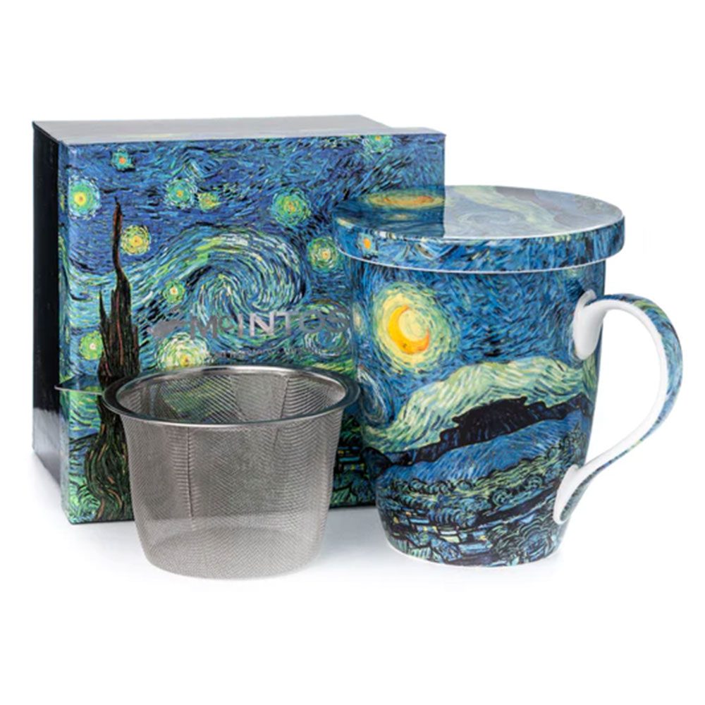Van Gogh Starry Night Tea Mug (with lid)