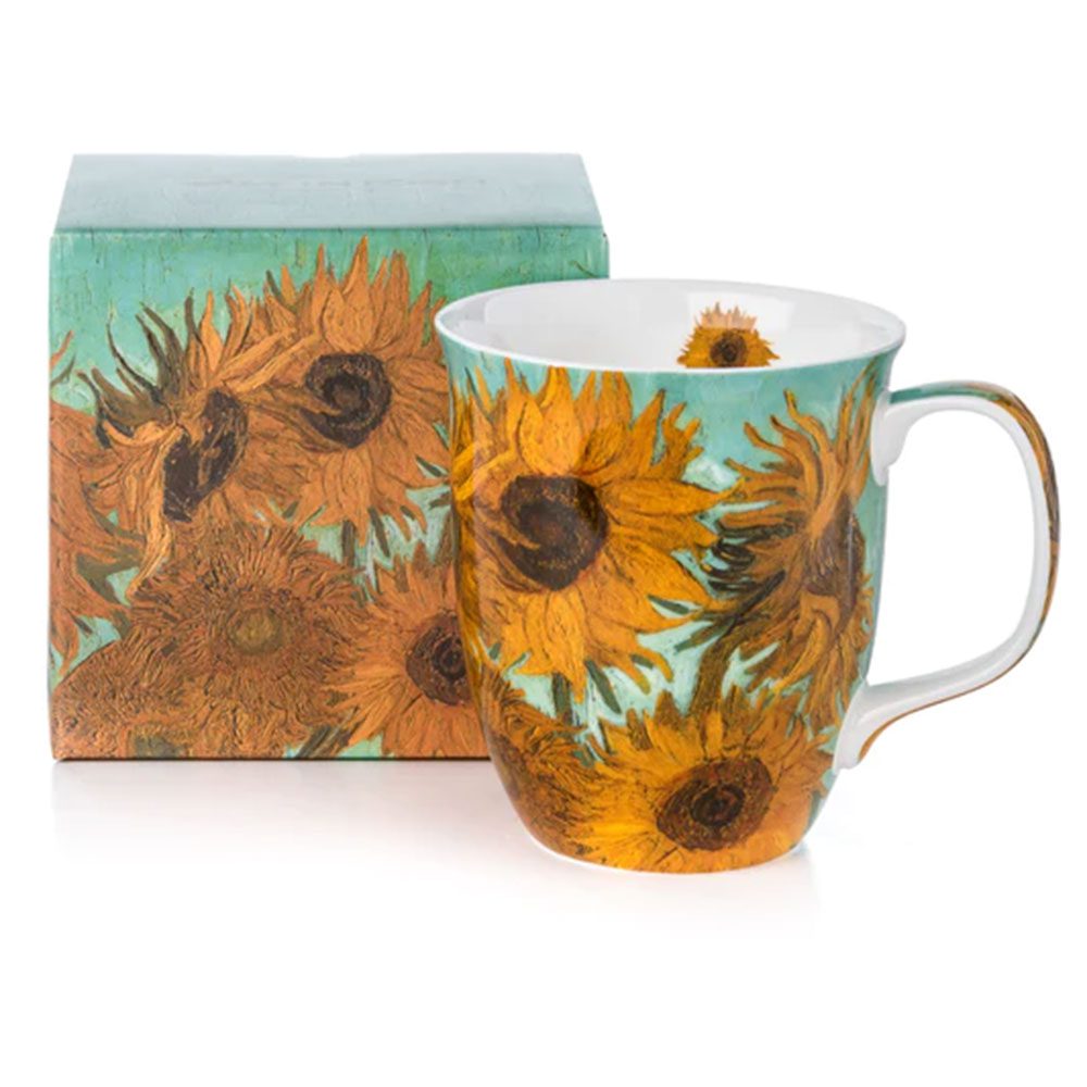 van gogh sunflowers mug